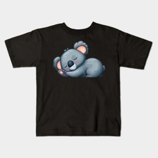 Sleeping baby koala bear Kids T-Shirt